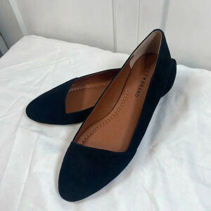 Lucky Brand - Black closed toed flat shoes mules - 8 - like new